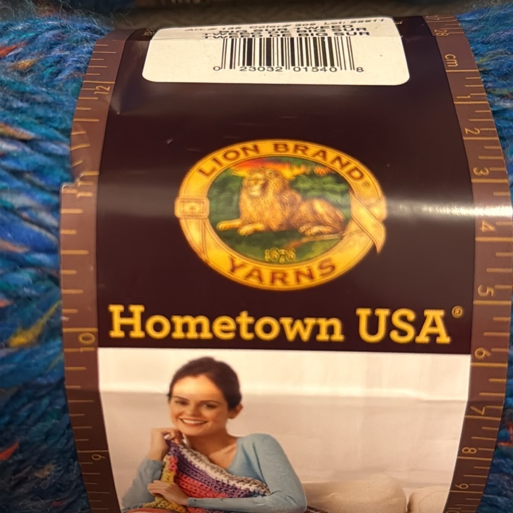 Lion Brand Yarn • Big Sur Tweed • Lot of 10 - Picture 3 of 7